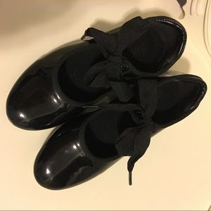 Star Tone black tap shoes